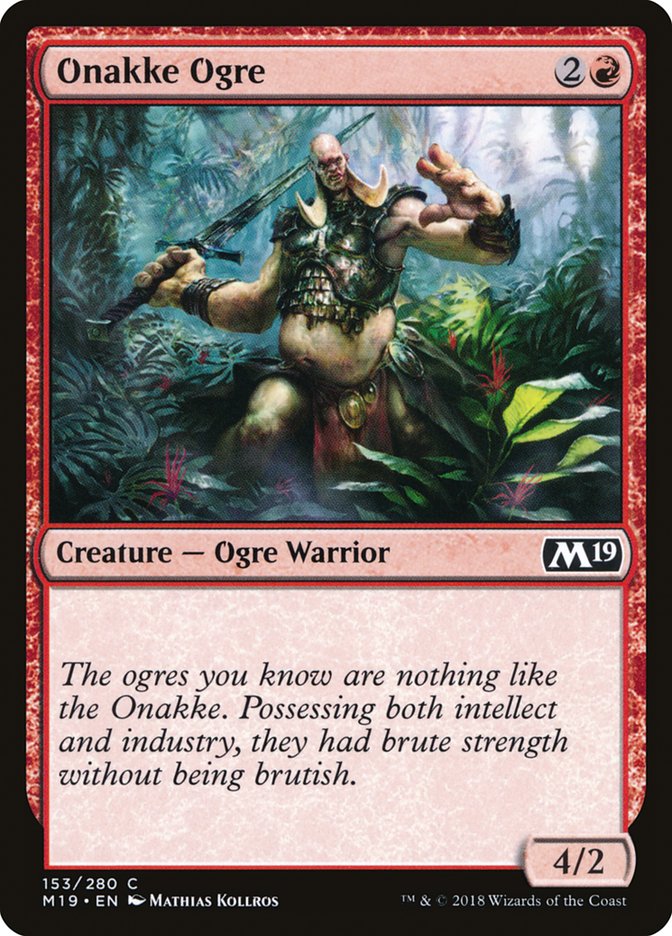 Onakke Ogre [Core Set 2019] | Card Merchant Takapuna