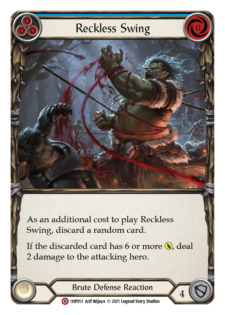 Reckless Swing [1HP013] (History Pack 1) | Card Merchant Takapuna