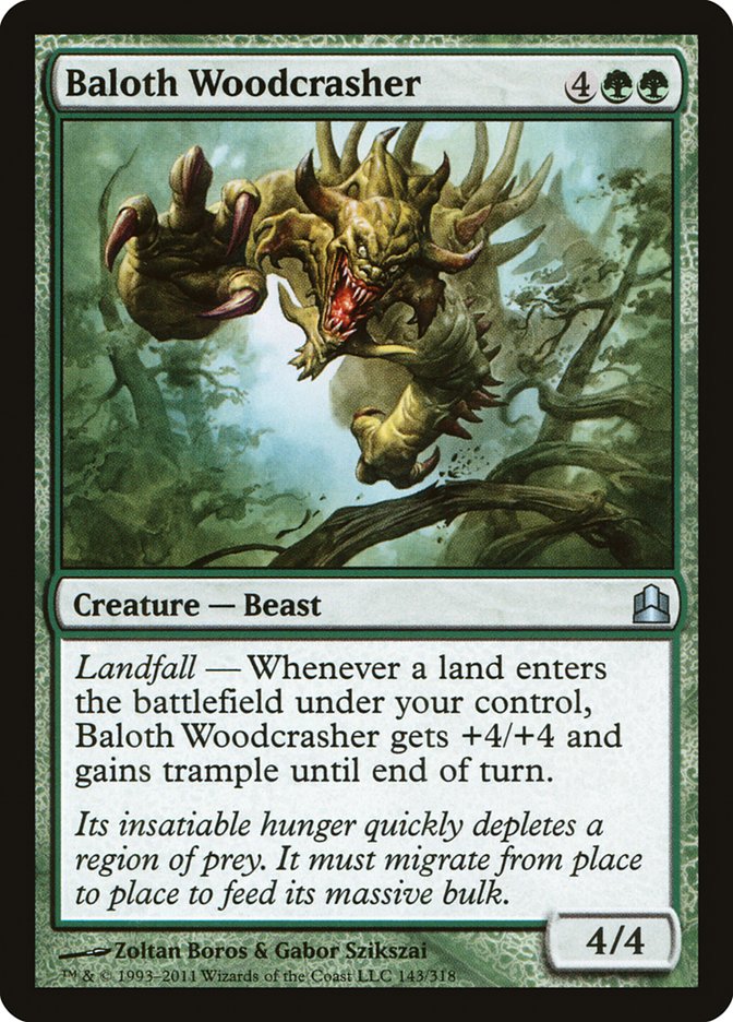 Baloth Woodcrasher [Commander 2011] | Card Merchant Takapuna