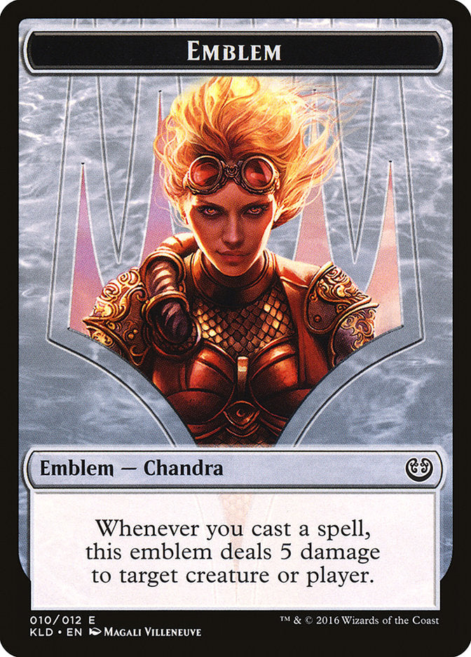 Chandra, Torch of Defiance Emblem [Kaladesh Tokens] | Card Merchant Takapuna