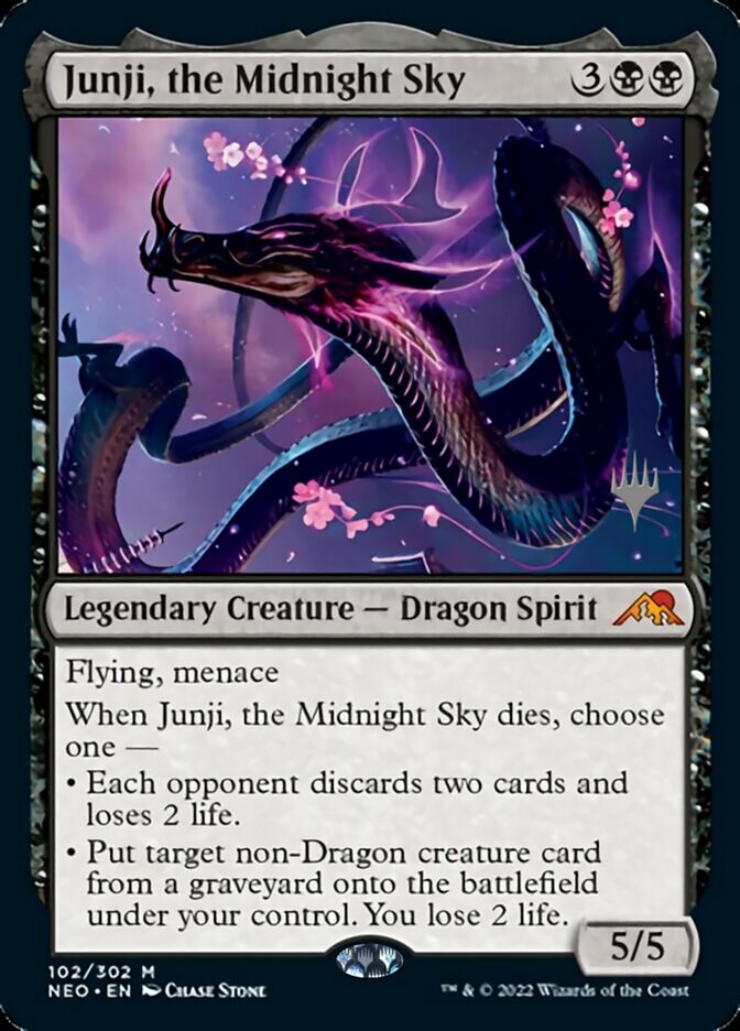 Junji, the Midnight Sky (Promo Pack) [Kamigawa: Neon Dynasty Promos] | Card Merchant Takapuna