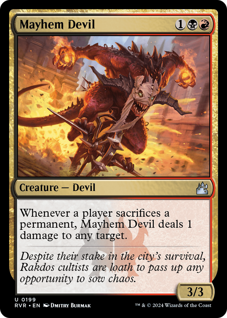 Mayhem Devil [Ravnica Remastered] | Card Merchant Takapuna