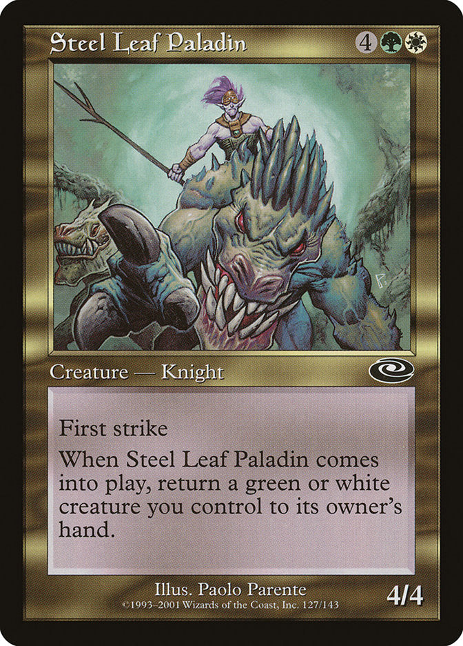 Steel Leaf Paladin [Planeshift] | Card Merchant Takapuna