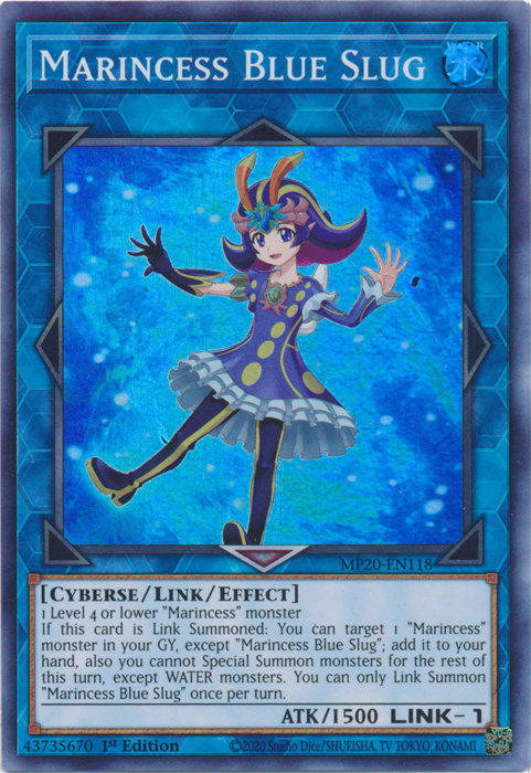 Marincess Blue Slug [MP20-EN118] Super Rare | Card Merchant Takapuna