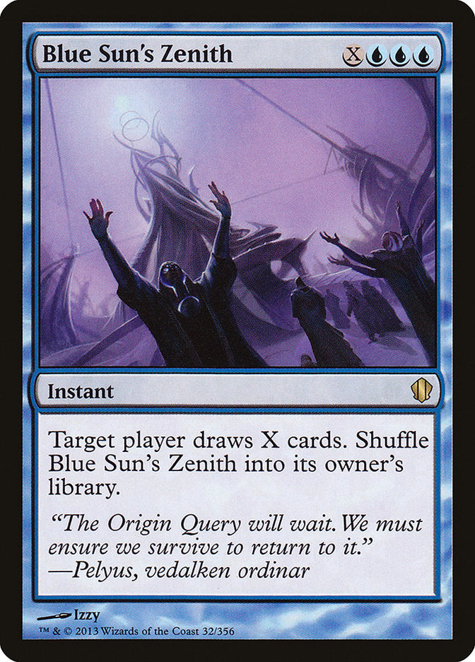 Blue Sun's Zenith [Commander 2013] | Card Merchant Takapuna