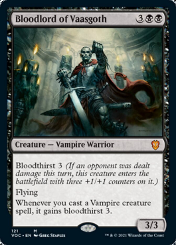 Bloodlord of Vaasgoth [Innistrad: Crimson Vow Commander] | Card Merchant Takapuna