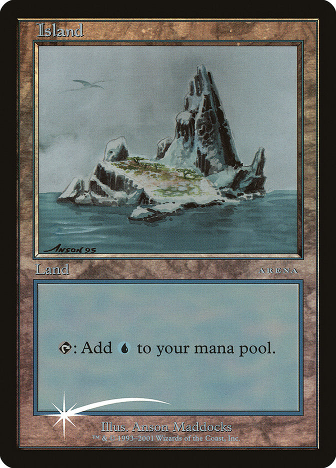 Island (3) [Arena League 2001] | Card Merchant Takapuna