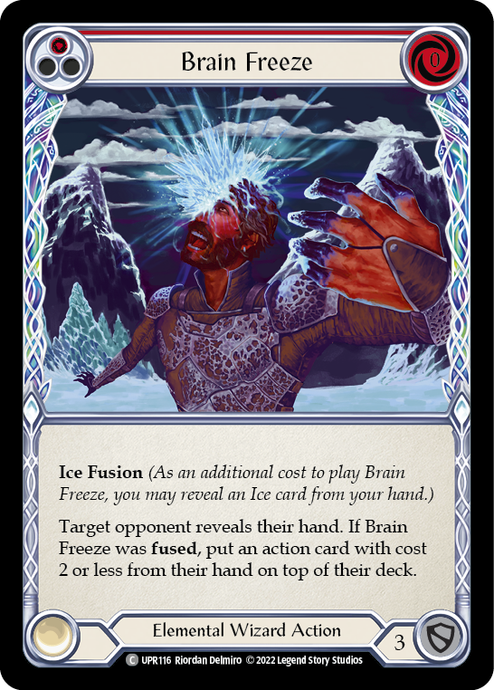 Brain Freeze (Red) [UPR116] (Uprising)  Rainbow Foil | Card Merchant Takapuna