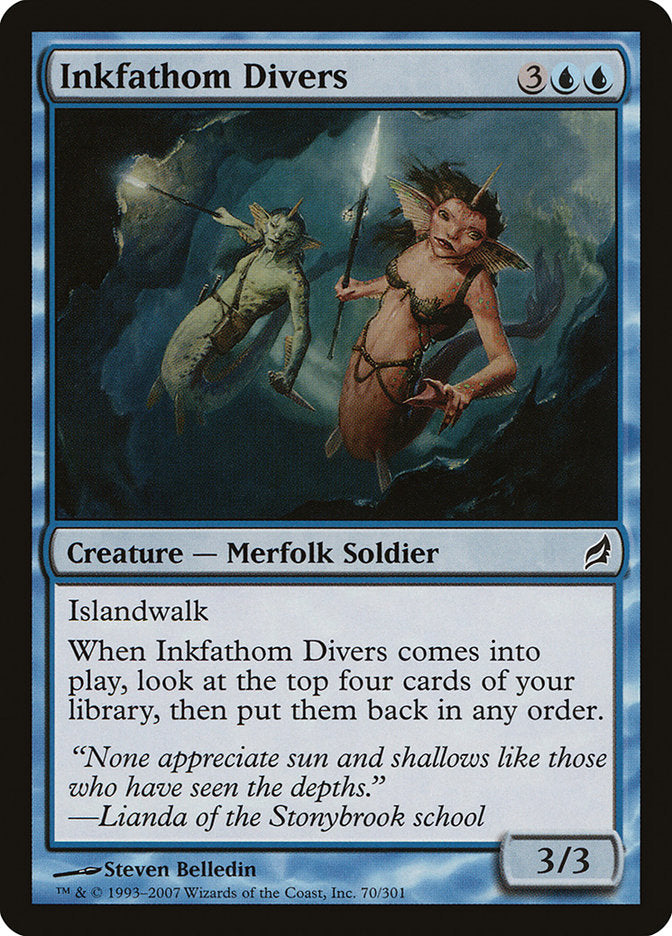 Inkfathom Divers [Lorwyn] | Card Merchant Takapuna