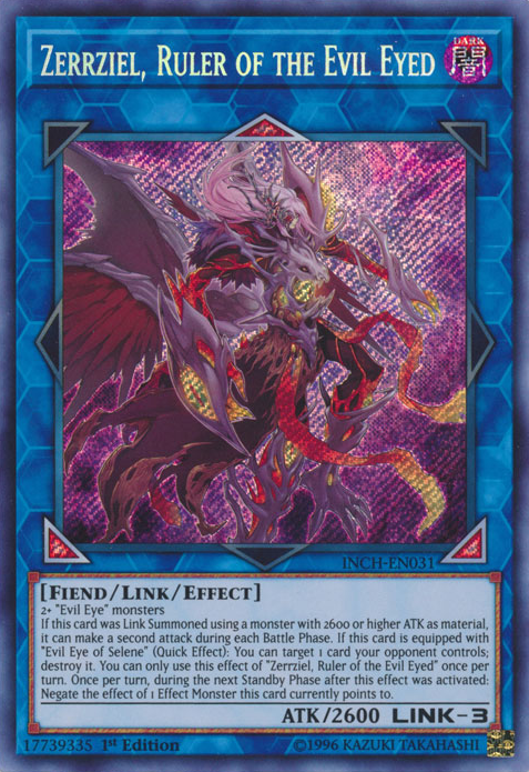 Zerrziel, Ruler of the Evil Eyed [INCH-EN031] Secret Rare | Card Merchant Takapuna