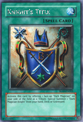 Knight's Title (Reshef of Destruction) [ROD-EN002] Secret Rare | Card Merchant Takapuna