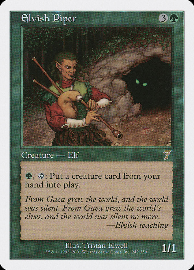 Elvish Piper [Seventh Edition] | Card Merchant Takapuna