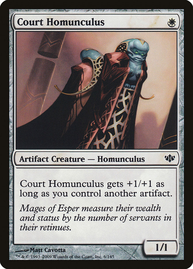 Court Homunculus [Conflux] | Card Merchant Takapuna