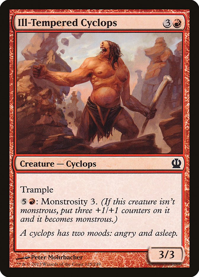 Ill-Tempered Cyclops [Theros] | Card Merchant Takapuna