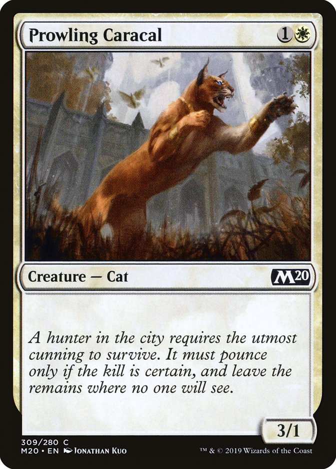 Prowling Caracal [Core Set 2020] | Card Merchant Takapuna