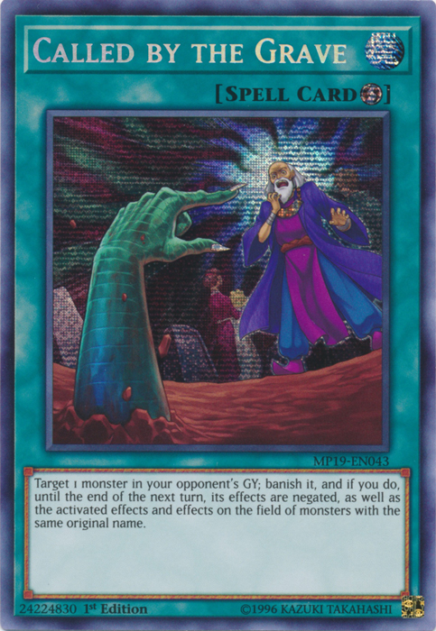 Called by the Grave [MP19-EN043] Prismatic Secret Rare | Card Merchant Takapuna