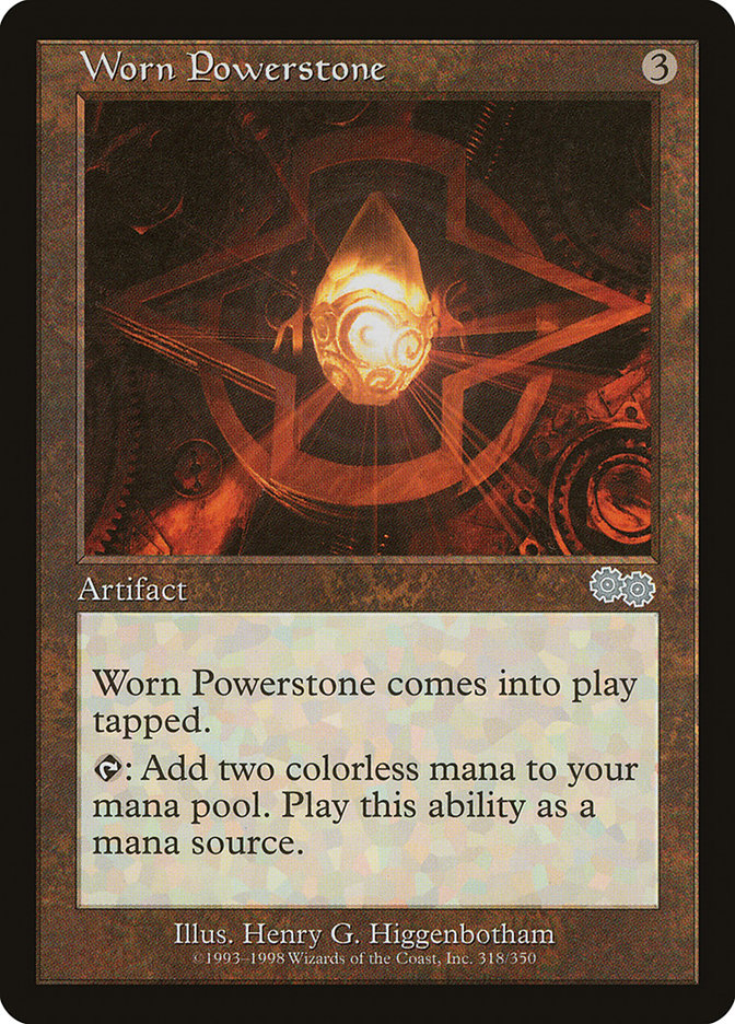 Worn Powerstone [Urza's Saga] | Card Merchant Takapuna