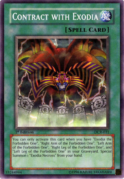 Contract with Exodia [DCR-031] Common | Card Merchant Takapuna