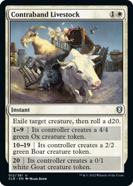 Contraband Livestock [Commander Legends: Battle for Baldur's Gate] | Card Merchant Takapuna