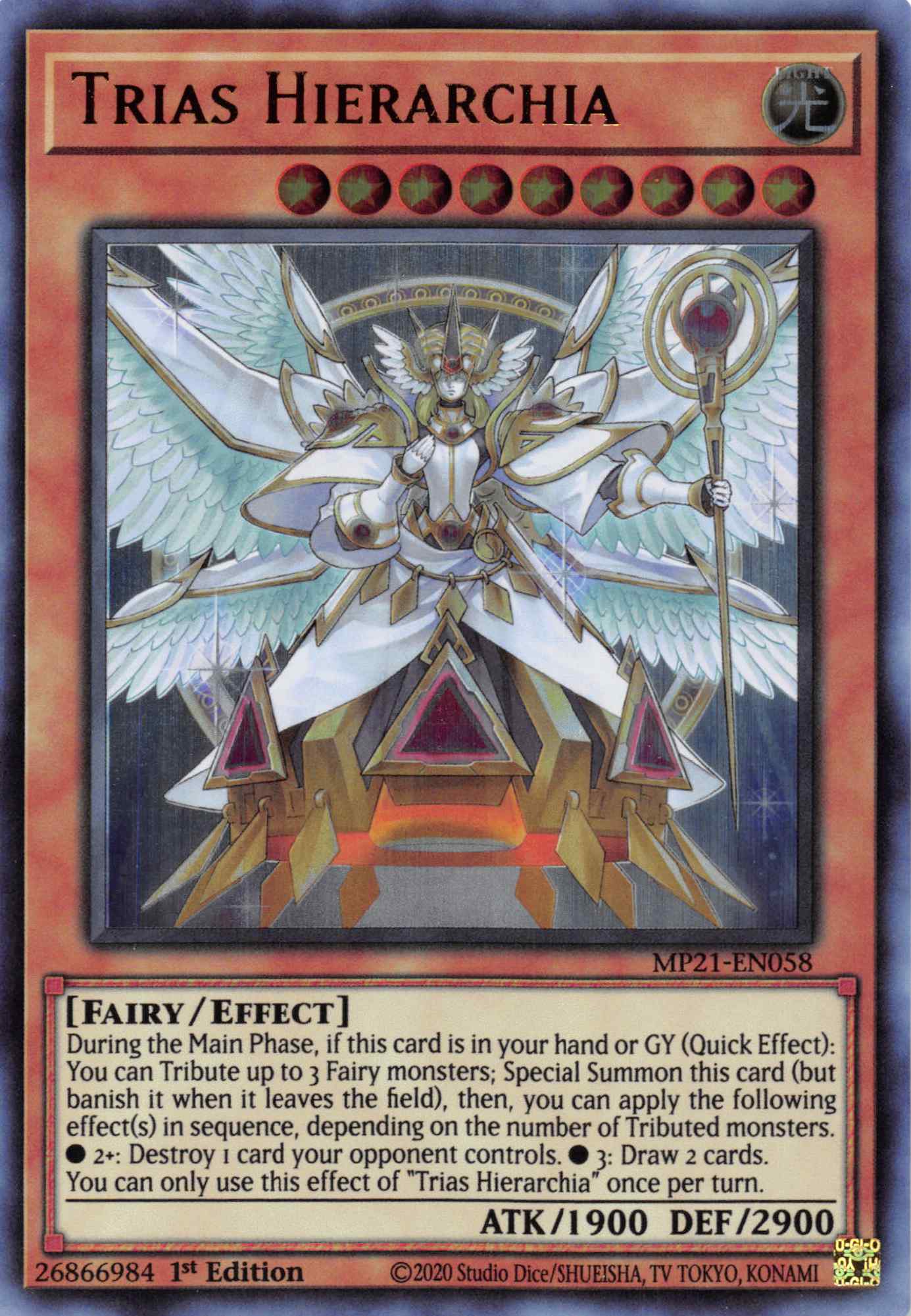 Trias Hierarchia [MP21-EN058] Ultra Rare | Card Merchant Takapuna