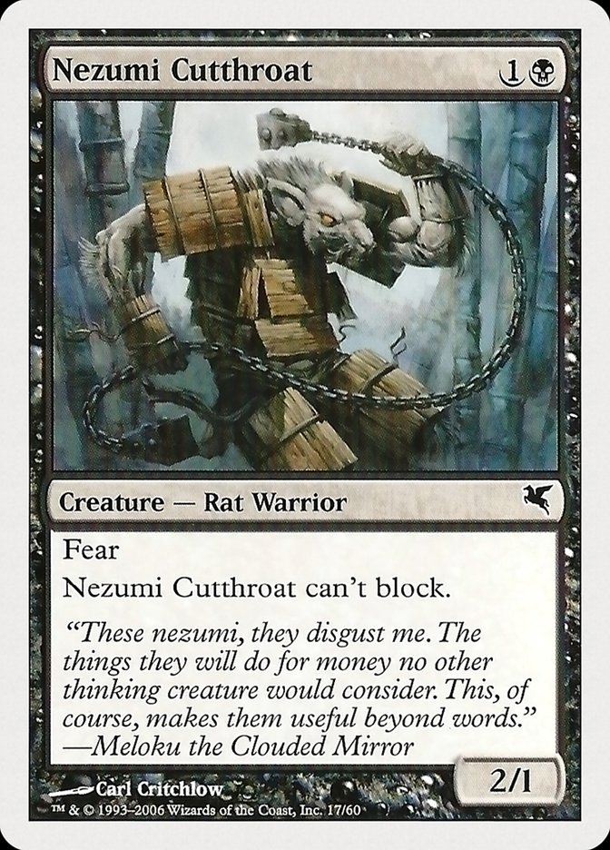 Nezumi Cutthroat (17) [Hachette UK] | Card Merchant Takapuna