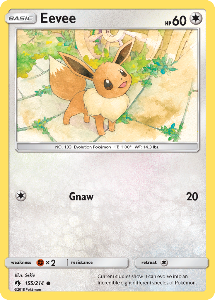 Eevee (155/214) [Sun & Moon: Lost Thunder] | Card Merchant Takapuna