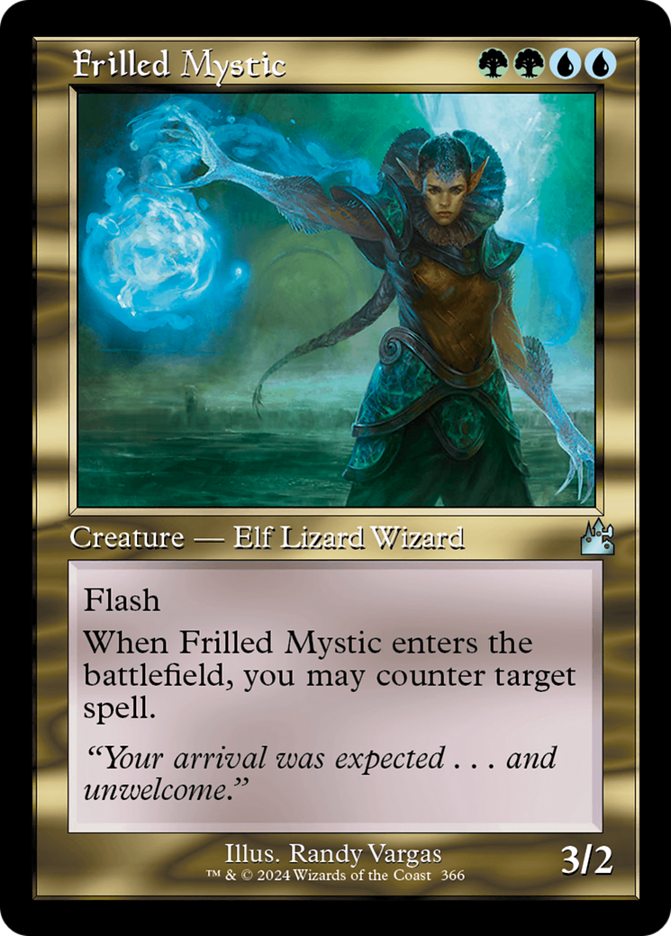 Frilled Mystic (Retro Frame) [Ravnica Remastered] | Card Merchant Takapuna