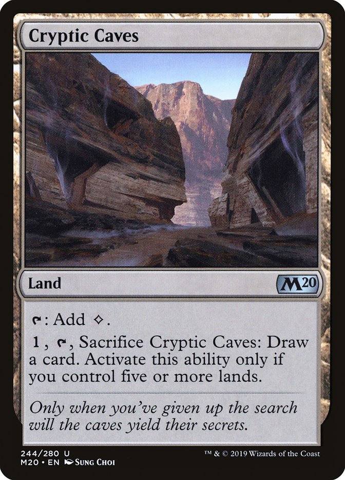 Cryptic Caves [Core Set 2020] | Card Merchant Takapuna