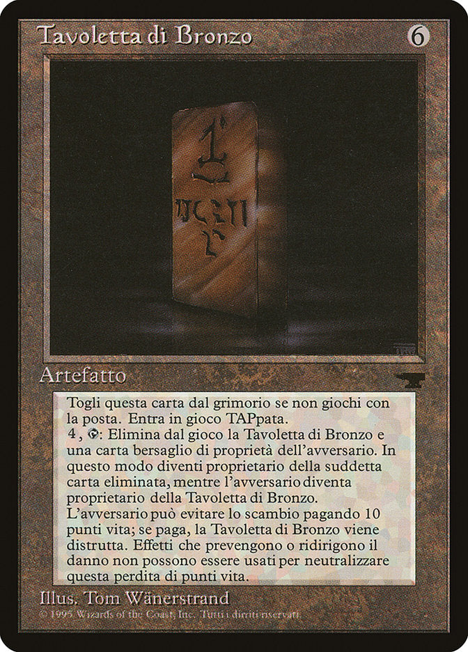 Bronze Tablet (Italian) - "Tavoletta di Bronzo" [Rinascimento] | Card Merchant Takapuna