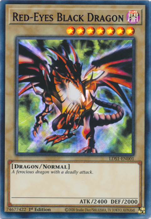 Red-Eyes Black Dragon (Purple) [LDS1-EN001] Ultra Rare | Card Merchant Takapuna