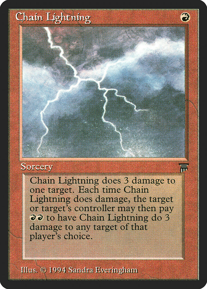 Chain Lightning [Legends] | Card Merchant Takapuna