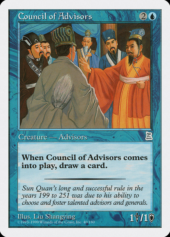 Council of Advisors [Portal Three Kingdoms] | Card Merchant Takapuna