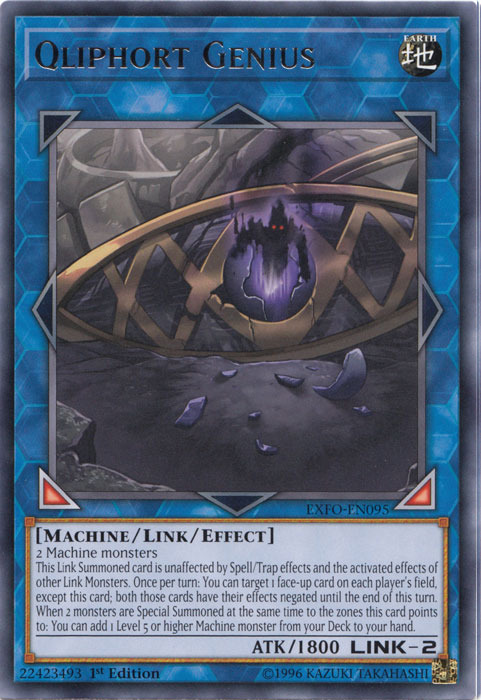 Qliphort Genius [EXFO-EN095] Rare | Card Merchant Takapuna