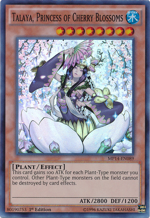 Talaya, Princess of Cherry Blossoms [MP14-EN089] Super Rare | Card Merchant Takapuna