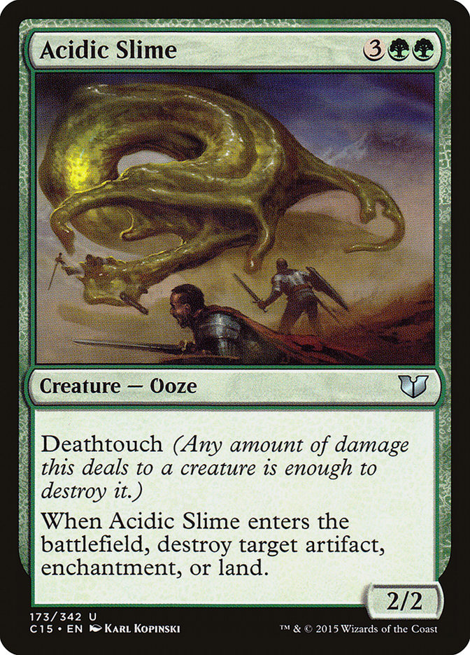 Acidic Slime [Commander 2015] | Card Merchant Takapuna