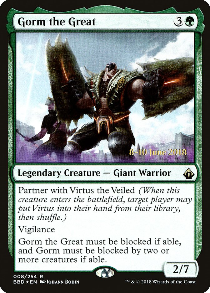 Gorm the Great [Battlebond Prerelease Promos] | Card Merchant Takapuna