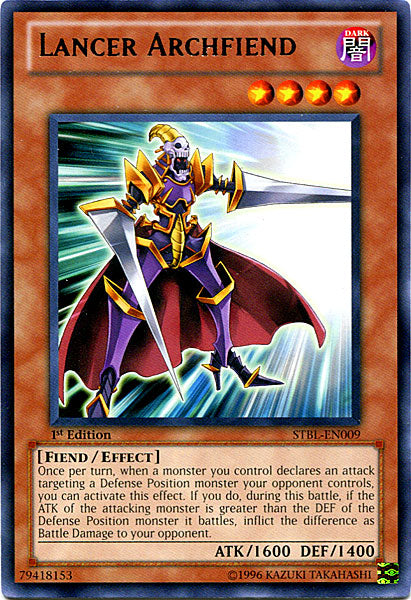 Lancer Archfiend [STBL-EN009] Rare | Card Merchant Takapuna