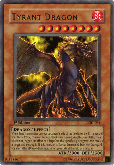 Tyrant Dragon [LOD-034] Ultra Rare | Card Merchant Takapuna