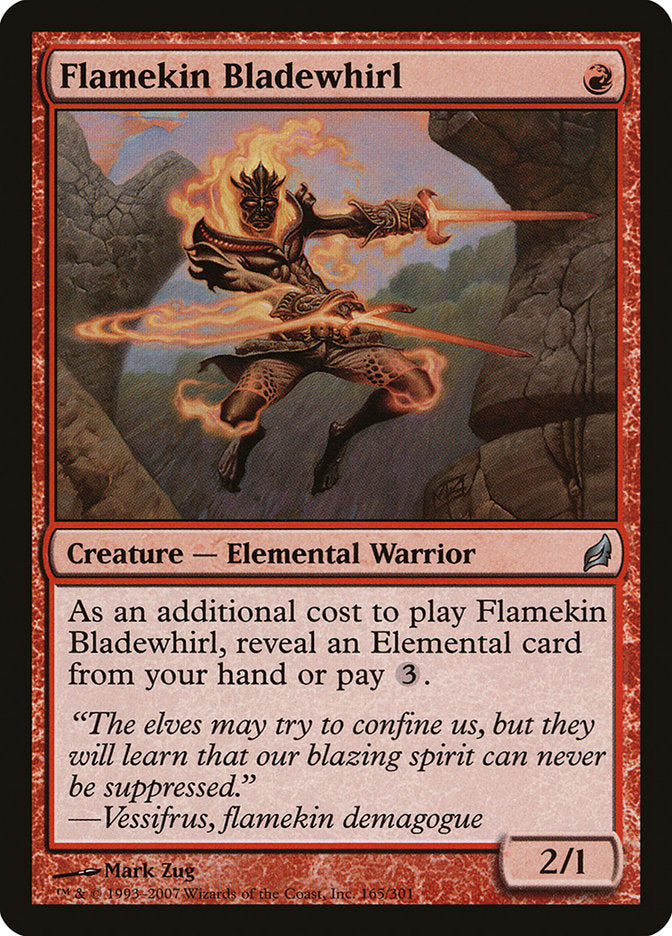 Flamekin Bladewhirl [Lorwyn] | Card Merchant Takapuna