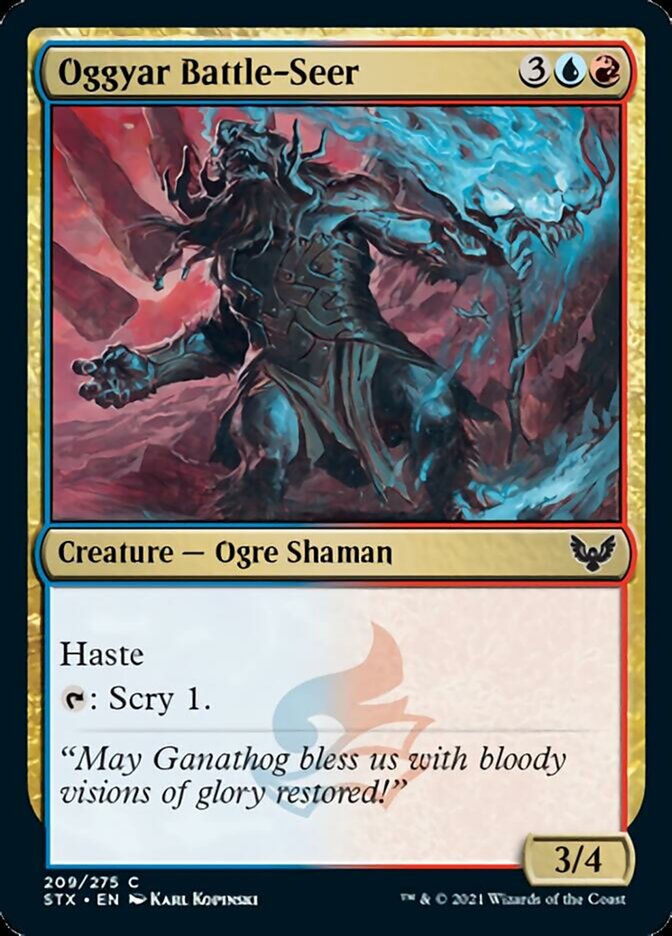 Oggyar Battle-Seer [Strixhaven: School of Mages] | Card Merchant Takapuna