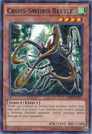 Cross-Sword Beetle [BP03-EN053] Shatterfoil Rare | Card Merchant Takapuna