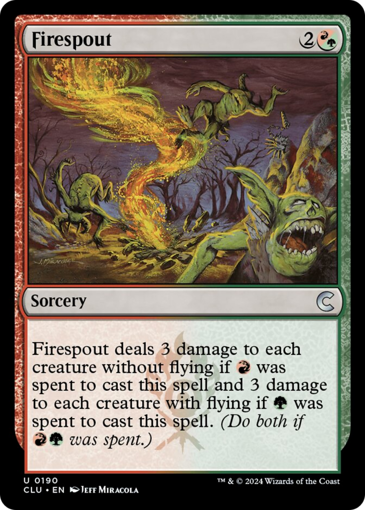 Firespout [Ravnica: Clue Edition] | Card Merchant Takapuna