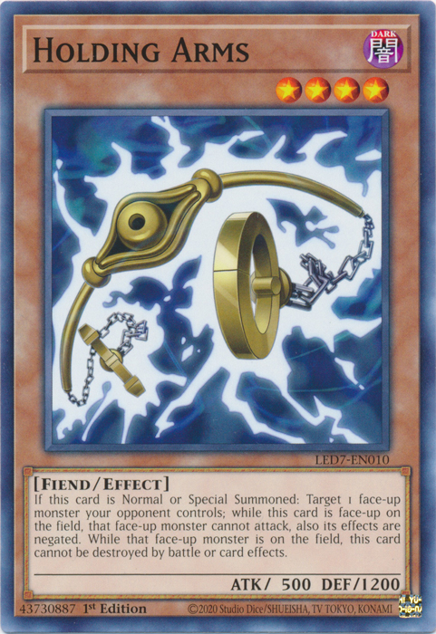 Holding Arms [LED7-EN010] Common | Card Merchant Takapuna