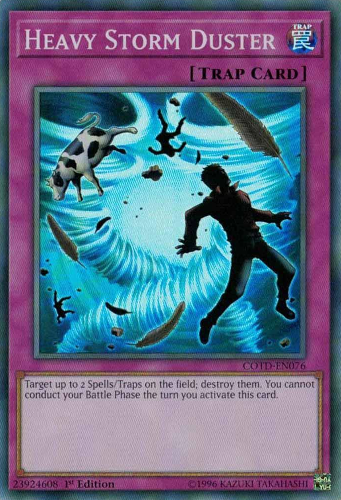 Heavy Storm Duster [COTD-EN076] Super Rare | Card Merchant Takapuna