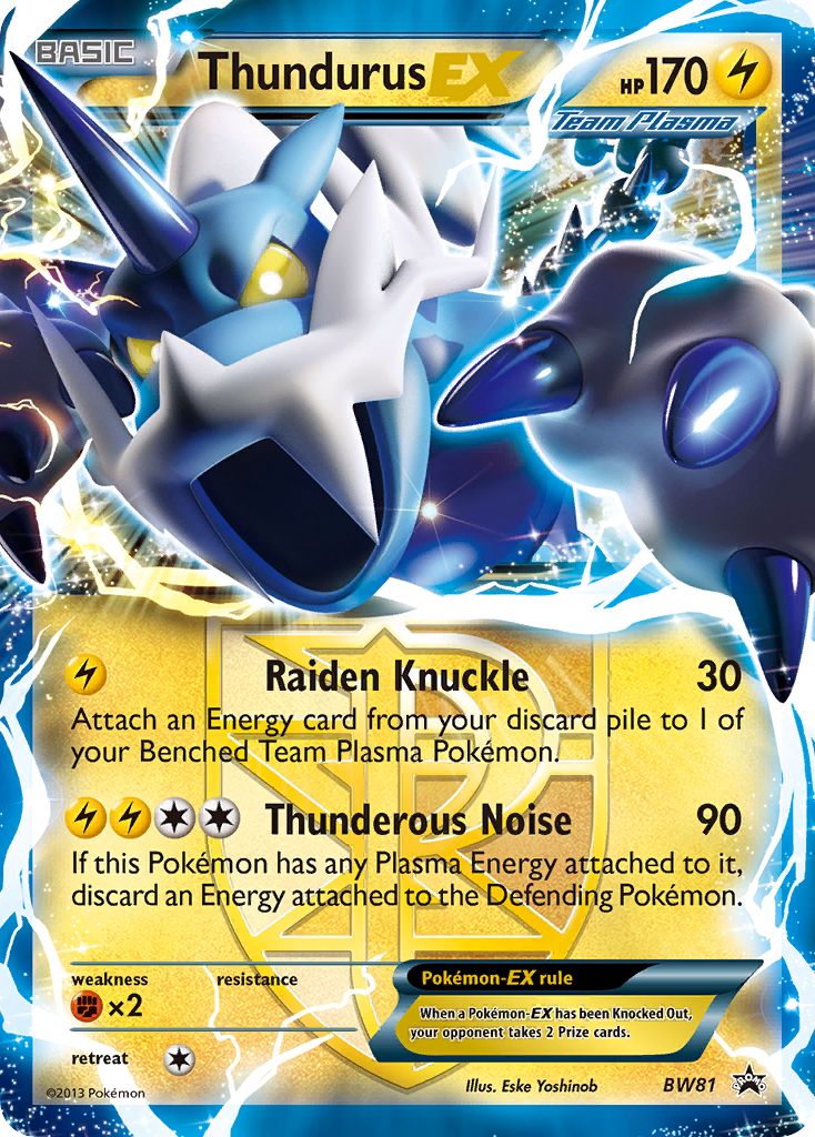 Thundurus EX (BW81) [Black & White: Black Star Promos] | Card Merchant Takapuna