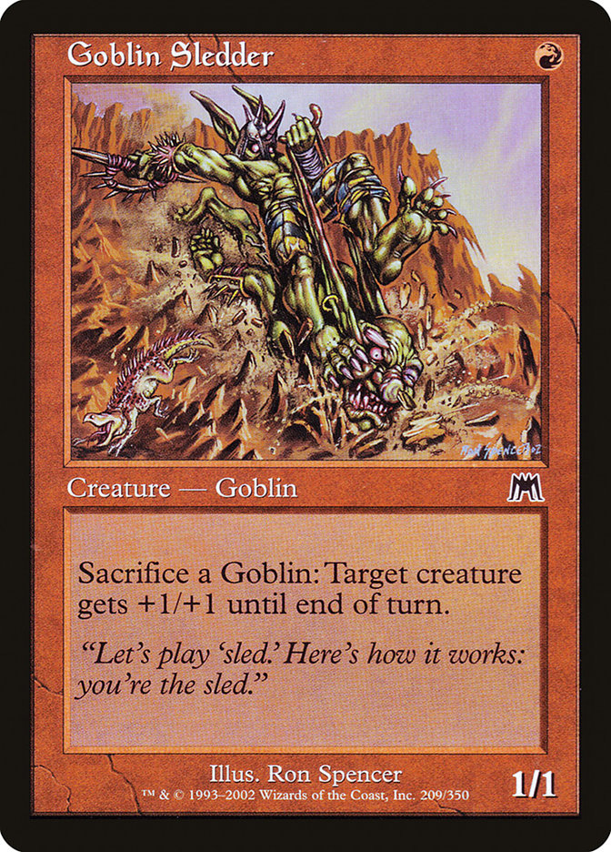 Goblin Sledder [Onslaught] | Card Merchant Takapuna