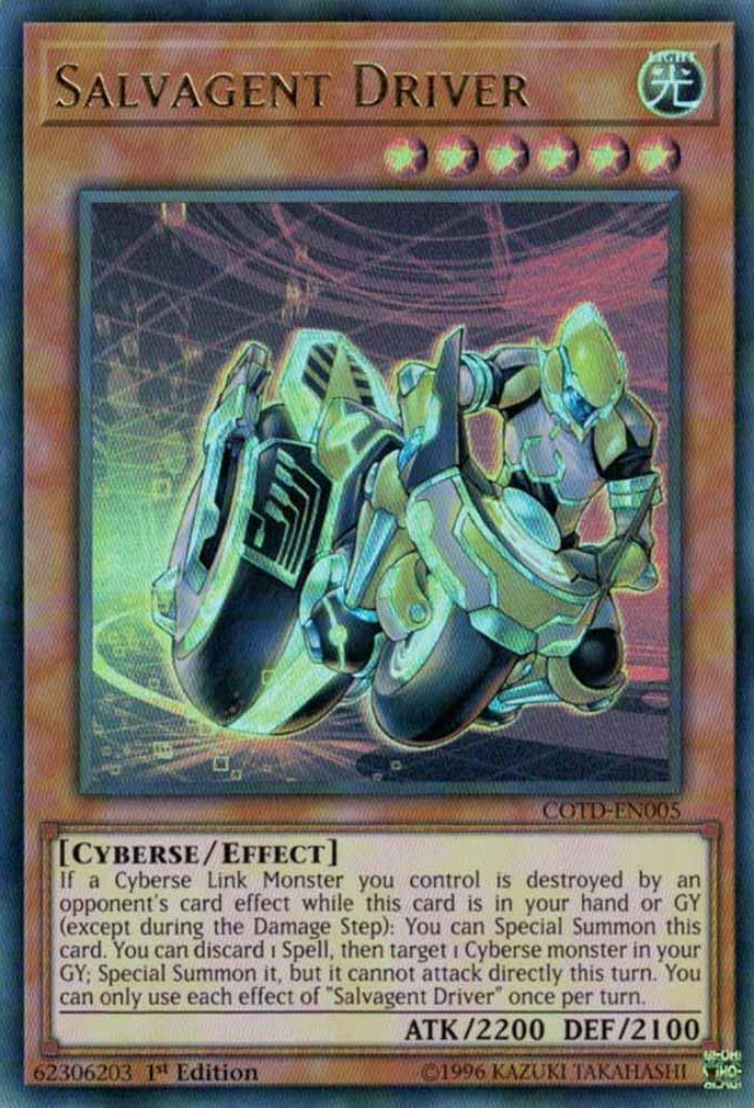 Salvagent Driver [COTD-EN005] Ultra Rare | Card Merchant Takapuna