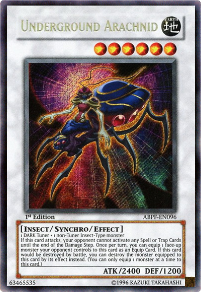 Underground Arachnid [ABPF-EN096] Secret Rare | Card Merchant Takapuna