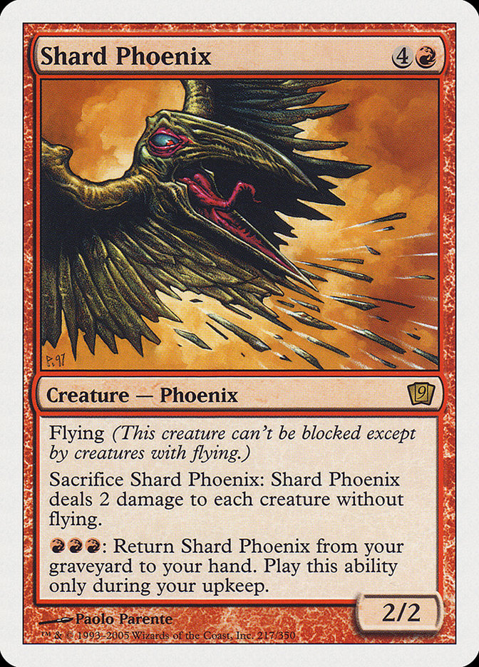 Shard Phoenix [Ninth Edition] | Card Merchant Takapuna