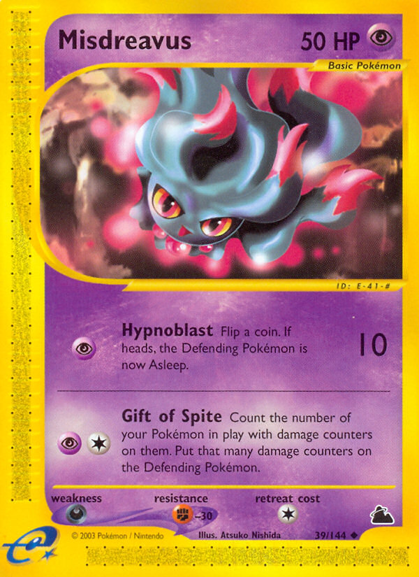 Misdreavus (39/144) [Skyridge] | Card Merchant Takapuna